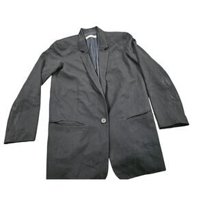 Vintage Chloe Wool Black Women's Blazer Jacket Size T36 Made in France Size 8